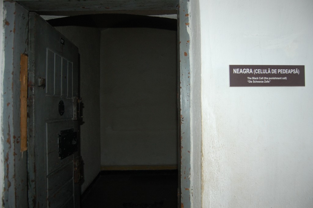 Neagra - celulă de pedeapsă în Muzeul Memorial de la Sighet