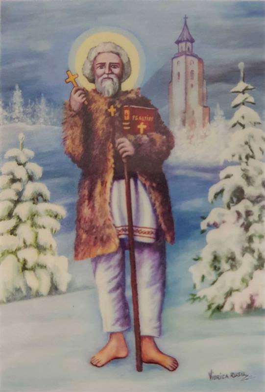Sfântul Gheorghe Pelerinul - pictură Viorica Rusul